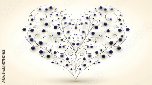 Floral Heart Illustration