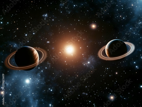 Cosmic Rings: Planets, Star...