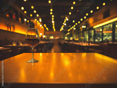 Warm Evening Wine Glass Ill...