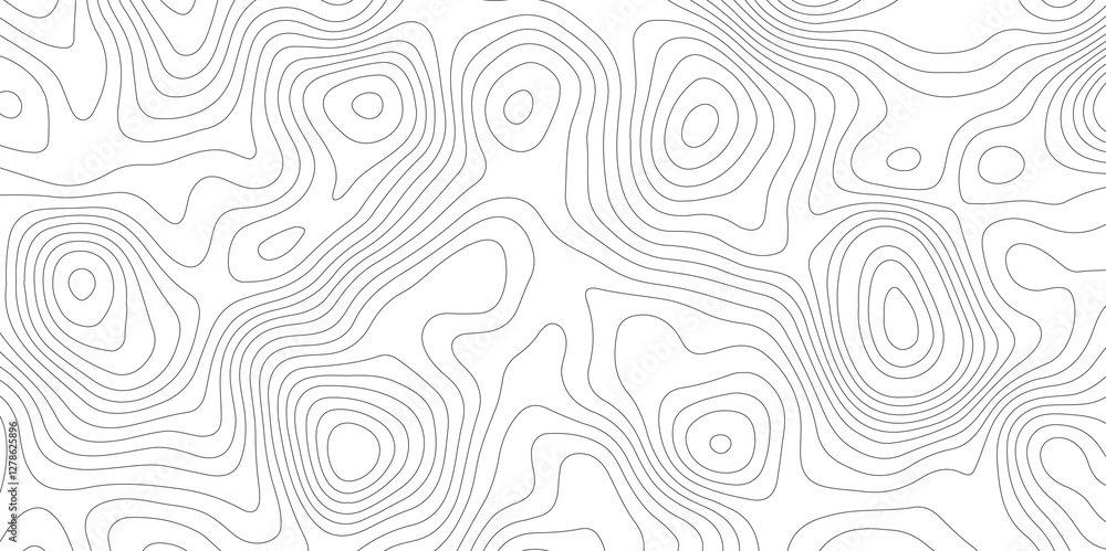 Fototapeta premium Vector abstract Topography map crave white and black, Modern design white background. modern graphic topo drawing geometric paper art design.