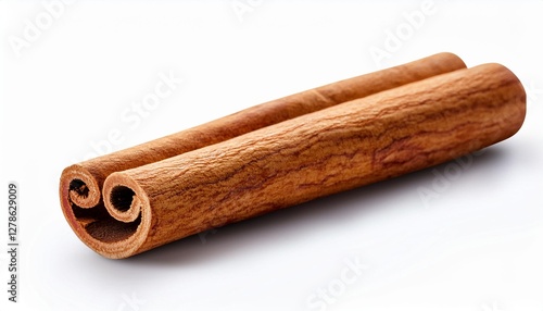 cinnamon sticks isolated on white