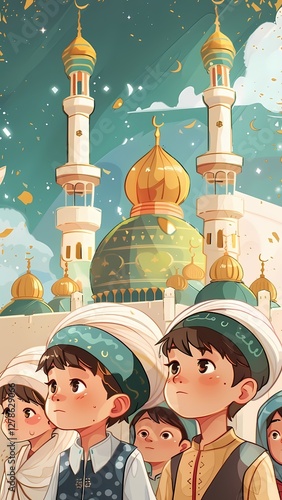 Young Muslims at the Mosque