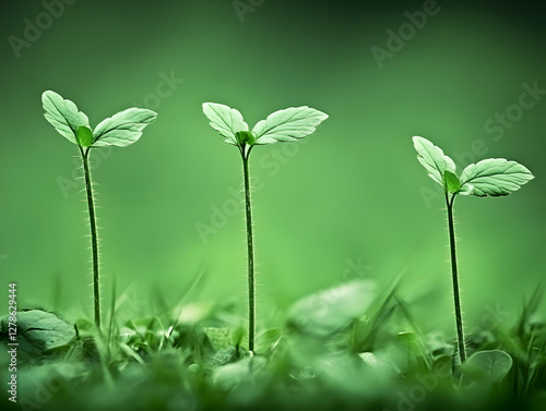 Green Plantlets Nature Back...