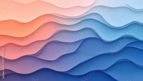 Abstract Wavy Layers