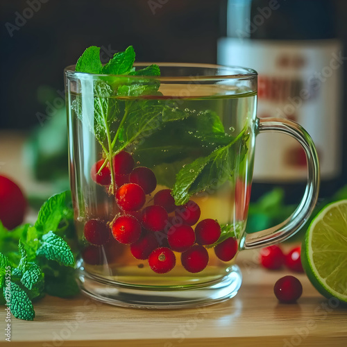 Refreshing Cranberry Mint D...