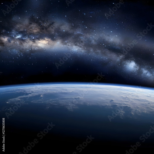 Earth and Milky Way Space B...