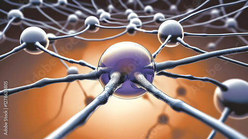 Neural Network 3D Illustration