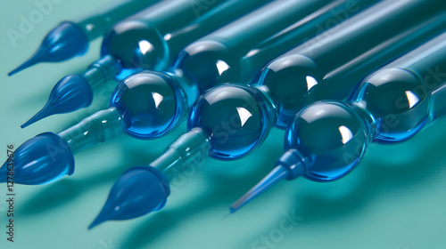 Blue Glass Ampoules Product...