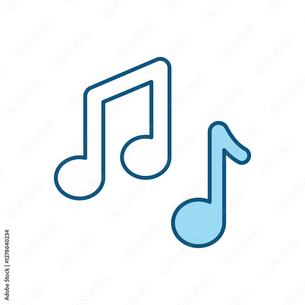Music vector icon Music vector icon