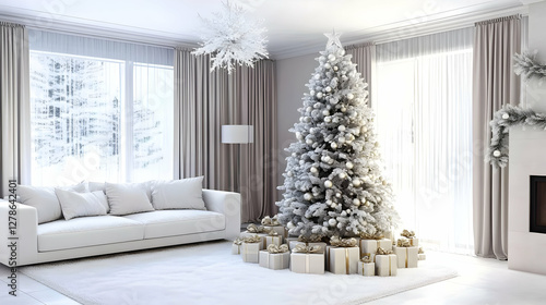 Elegant 3D Christmas Living...