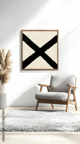 Abstract Cross Wall Art Ill...
