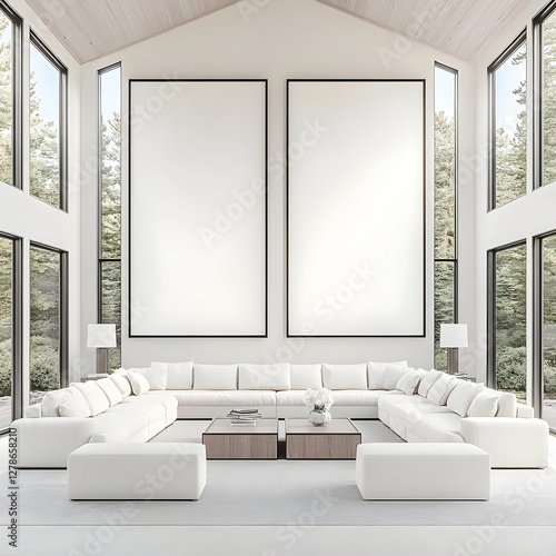 Modern Minimalist Living Ro...