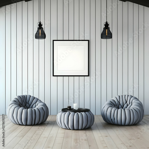 Modern Room 3D Illustration