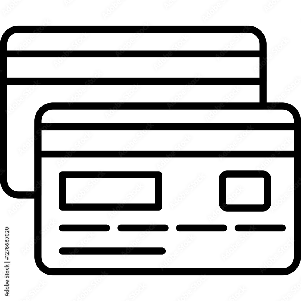 Credit Card Icon Vector Element Credit Card Icon Vector Element