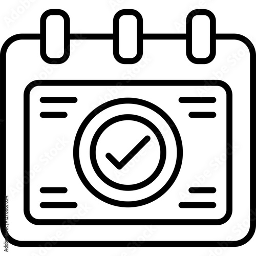 Checkmark Icon Vector Element