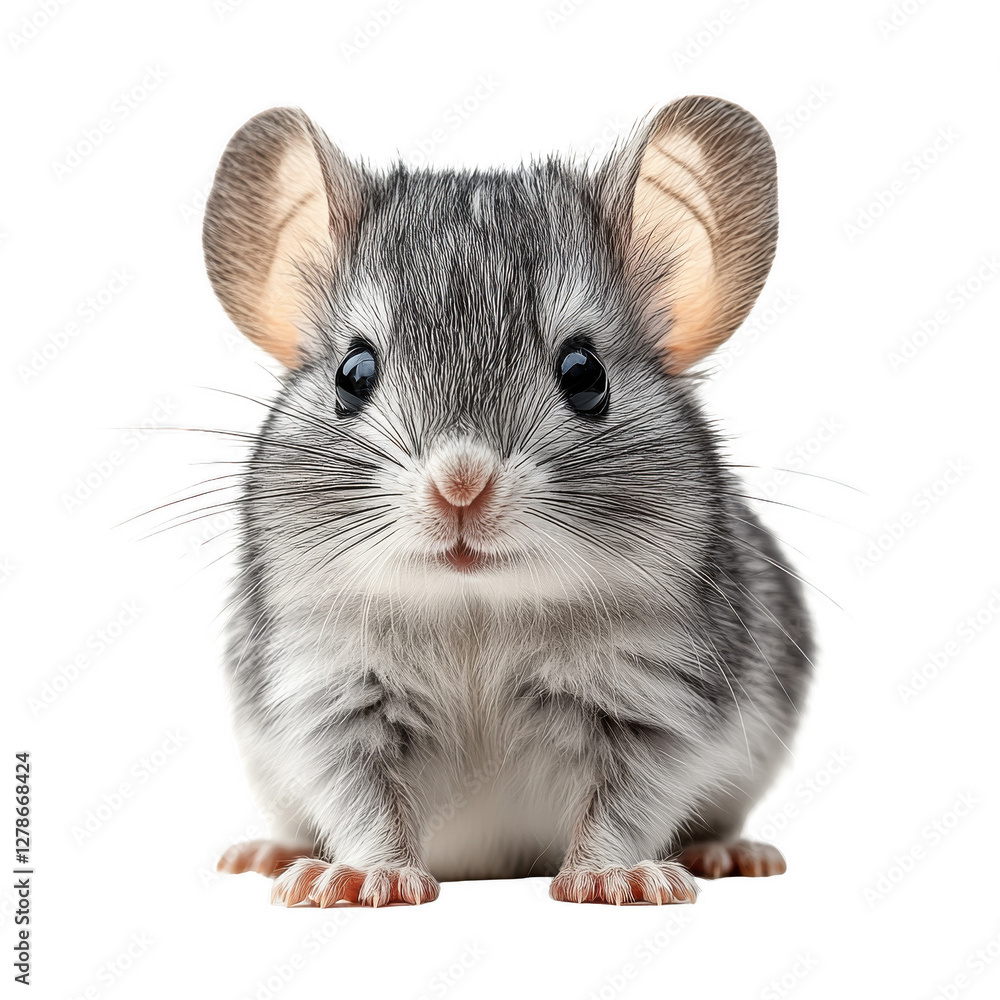 Chinchilla isolated on transparent background Chinchilla isolated on transparent background