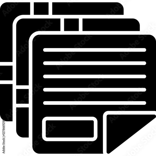 Note Icon Vector Element