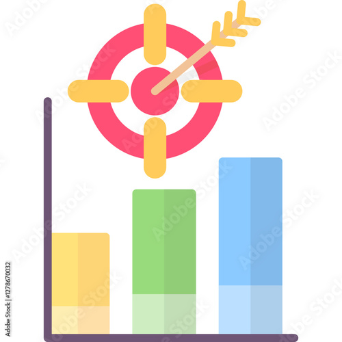 Goal Icon Vector Element
