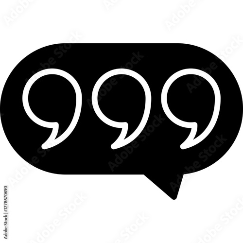 Message Icon Vector Element