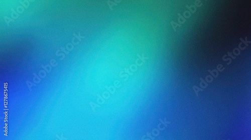 Blue black blurred colorful abstract gradient background for web design. Abstract shape, grainy background, noise texture futuristic poster, header cover wallpaper.