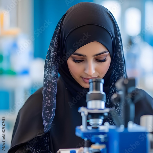 Lab Scientist Woman in Hija...