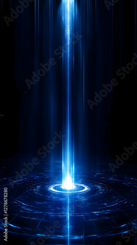Abstract Blue Energy Beam B...