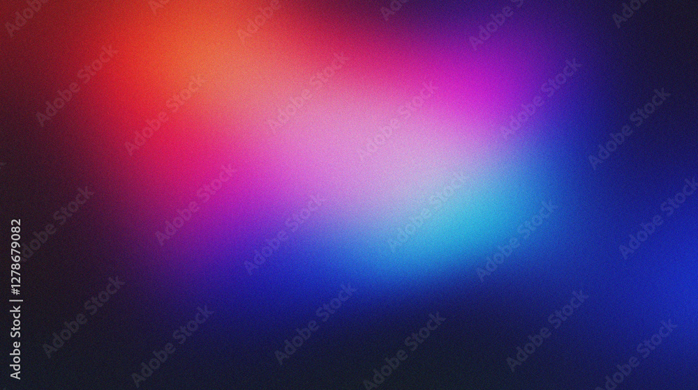 Fototapeta premium Colorful abstract gradient background for web design. Abstract shape, grainy background, noise texture futuristic poster, header cover wallpaper.