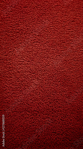 Red Textured Fabric Background