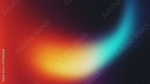 Colorful abstract gradient background for web design. Abstract shape, grainy background, noise texture futuristic poster, header cover wallpaper.