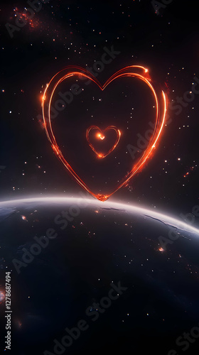 Fiery Heart over Earth: Abs...