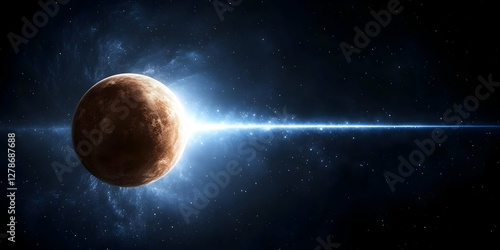 Cosmic Planet Illustration:...