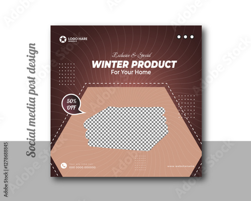 Winter product design template