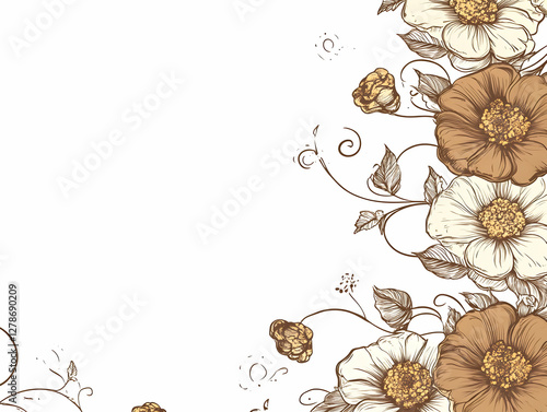 Elegant Floral Illustration...
