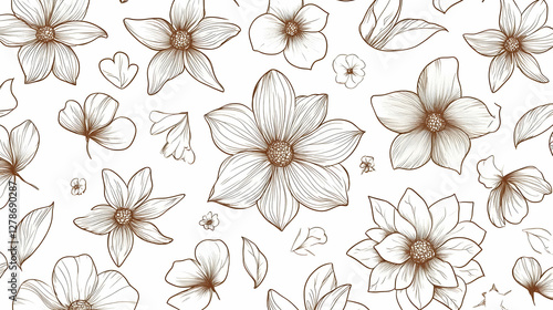Elegant Floral Illustration...