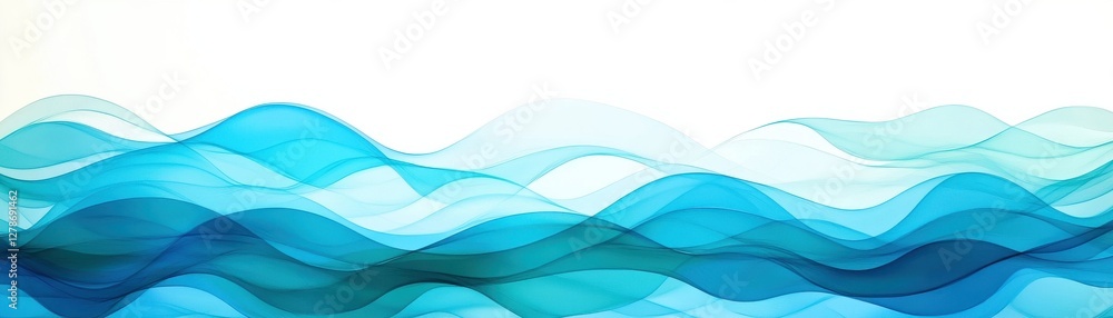 A serene abstract design featuring flowing waves in varying shades of blue, evoking a calm and tranquil atmosphere. A serene abstract design featuring flowing waves in varying shades of blue, evoking a calm and tranquil atmosphere.