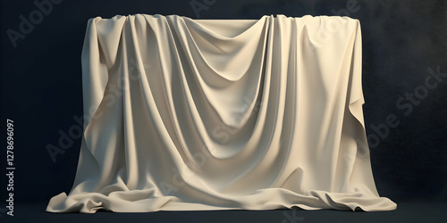 Draped Fabric 3D Render