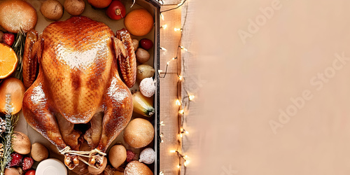 Roasted Turkey with Festive...