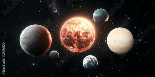Cosmic Planetary 3D Illustr...