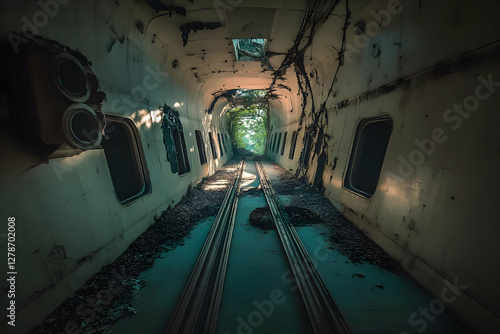 Decaying Airplane Corridor ...