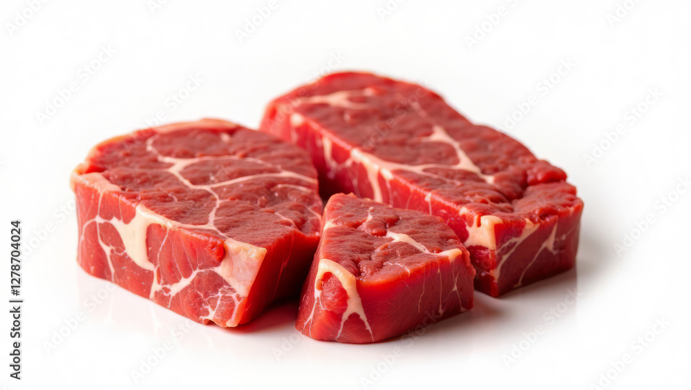 Fototapeta premium Butcher’s Choice: Top Cuts of Beef for Cooking and Grilling
