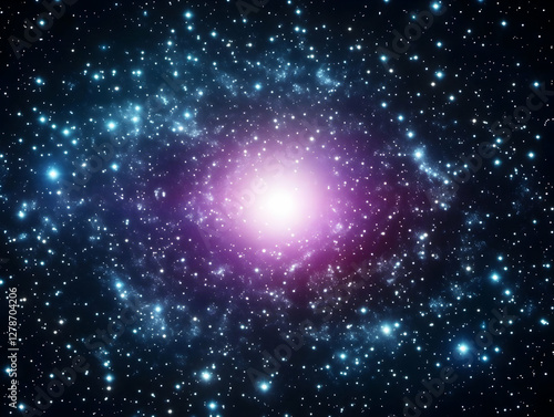 Cosmic Nebula Abstract Back...