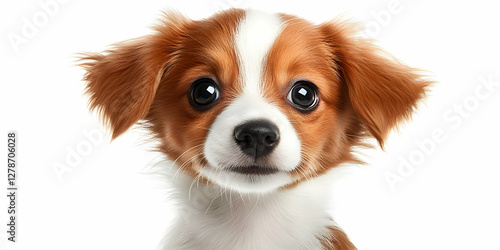 Adorable Puppy Portrait Ill...