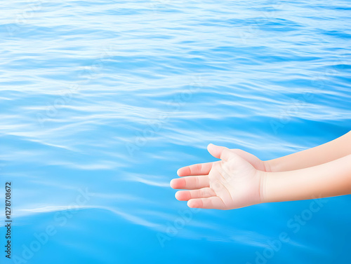 Child's Hands Reaching for ...