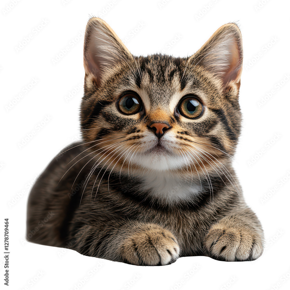 Manx Cat isolated on transparent background Manx Cat isolated on transparent background