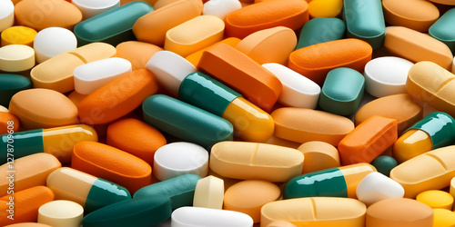 Colorful Pharmaceutical Pil...