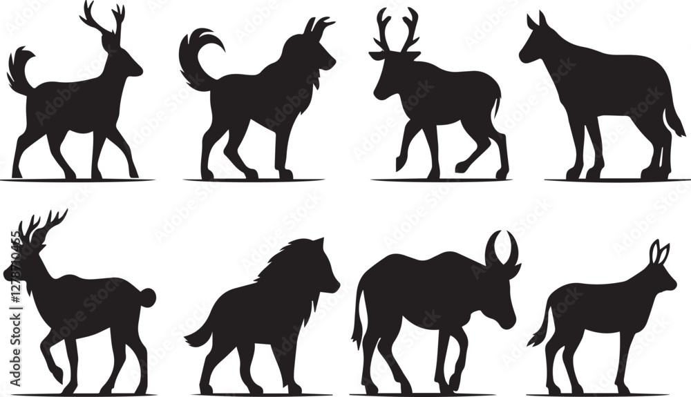 Fototapeta premium animal shilouetee