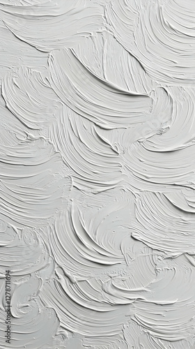 White Abstract Paint Textur...