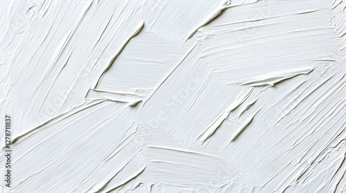White Abstract Paint Textur...