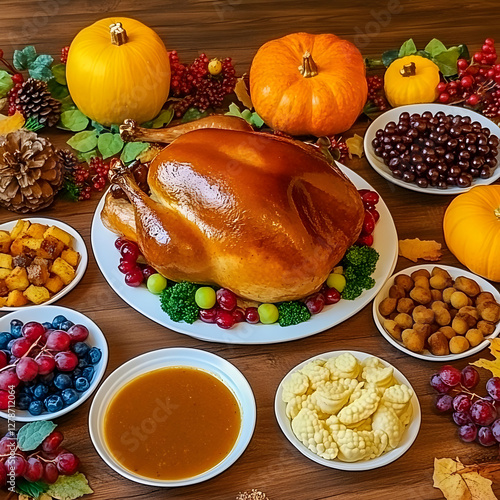 Roasted Turkey Thanksgiving...