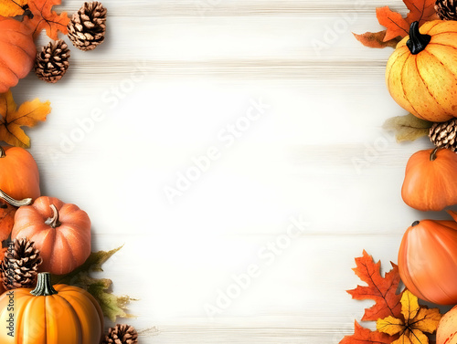 Autumn Harvest Pumpkins Bac...